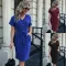 New summer V-neck Short Sleeve Dress