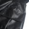 PU leather irregular strapless dress