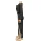 Hot drill deep V wide sleeve irregular split beard long dress