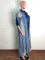 Pierced sleeveless denim coat cardigan Cloak