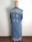 Pierced sleeveless denim coat cardigan Cloak