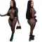 Sexy mesh stitched Jumpsuit