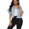 Slim denim jacket