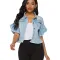 Slim denim jacket