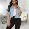 Slim denim jacket