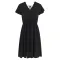 V-neck Lace Chiffon backless dress