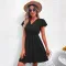 V-neck Lace Chiffon backless dress