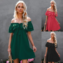 Sexy one shoulder dress