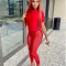 High waist hip lifting sports casual pants