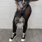 High waist hip lifting sports casual pants
