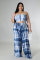 Chest wrapped straight pants two-piece set