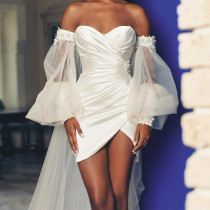 Breast wrap dress