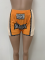 Printed boxing letter shorts