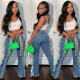 Elastic sexy slim denim pants