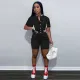 Large baseball suit two piece set