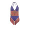 Colorful tassel bikini two piece suit