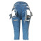 Medium tube high waist perforated jeans