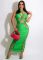 Solid color thick rope bandage dress