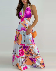 Sexy fashion print dress