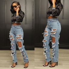Loose jeans and wide leg pants