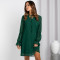 Loose flared sleeve cut-out dress