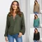 Fashion V-neck loose sweater
