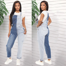 Straddle pants one-piece slim jeans