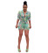 Printed multicolor Shirt Shorts casual suit