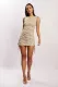 Round neck sleeveless dress