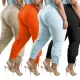 Drawstring strap elastic sweatpants pants