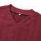 Fashion jacquard V-Neck Sweater
