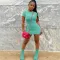 Short sleeve straight dress