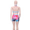 Bikini printed Stretch Shorts Set