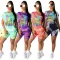 Printed leisure home two piece set