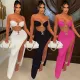 Fashionable sexy chest wrap suit beach suit