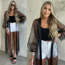 Sunscreen shirt bikini blouse
