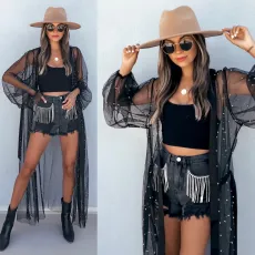 Sunscreen shirt bikini blouse