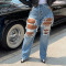 Fashionable personalized denim pants