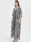 Printed holiday Gown Dress