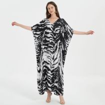 Printed holiday Gown Dress