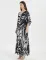 Printed holiday Gown Dress