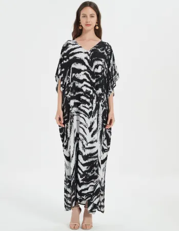 Printed holiday Gown Dress