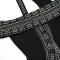 Cross suspender bust wrap hip hot drill dress
