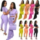 Fashionable printed sports suit