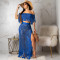 Fashion tassel perspective two piece set
