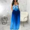 Loose sleeveless suspender dress