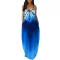 Loose sleeveless suspender dress