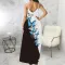Loose sleeveless suspender dress