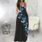 Loose sleeveless suspender dress