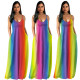 V-neck sexy suspender dress